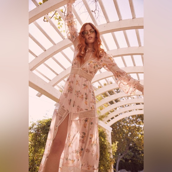 For Love & Lemons Silk Dress – XS – NWT - Picture 4 of 14